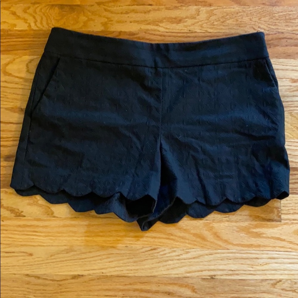Black Patterned Stylish Shorts - image 1
